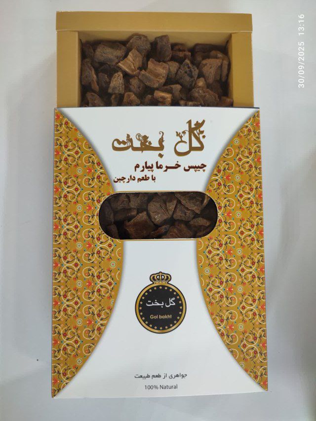 چیپس خرما پیارم با طعم دارچین گل بخت