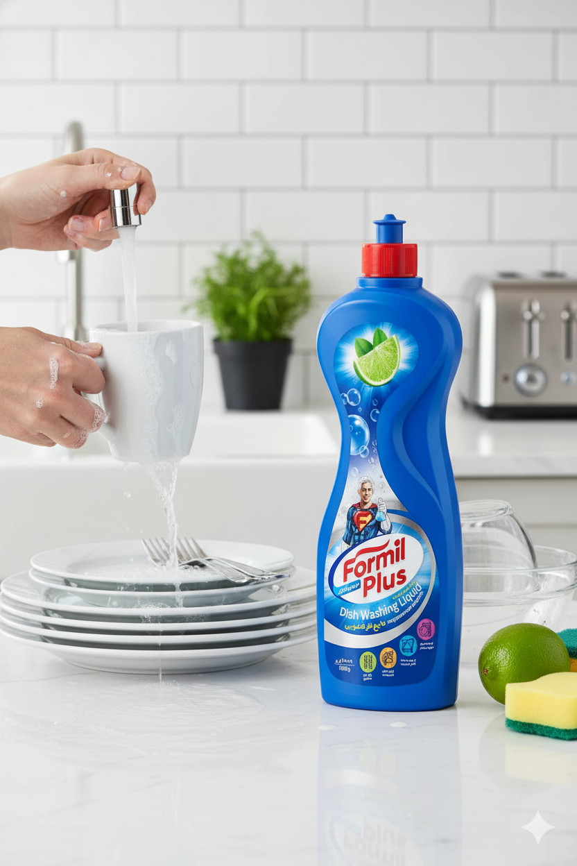 مایع ظرفشویی یک لیتری فرمیل پلاس